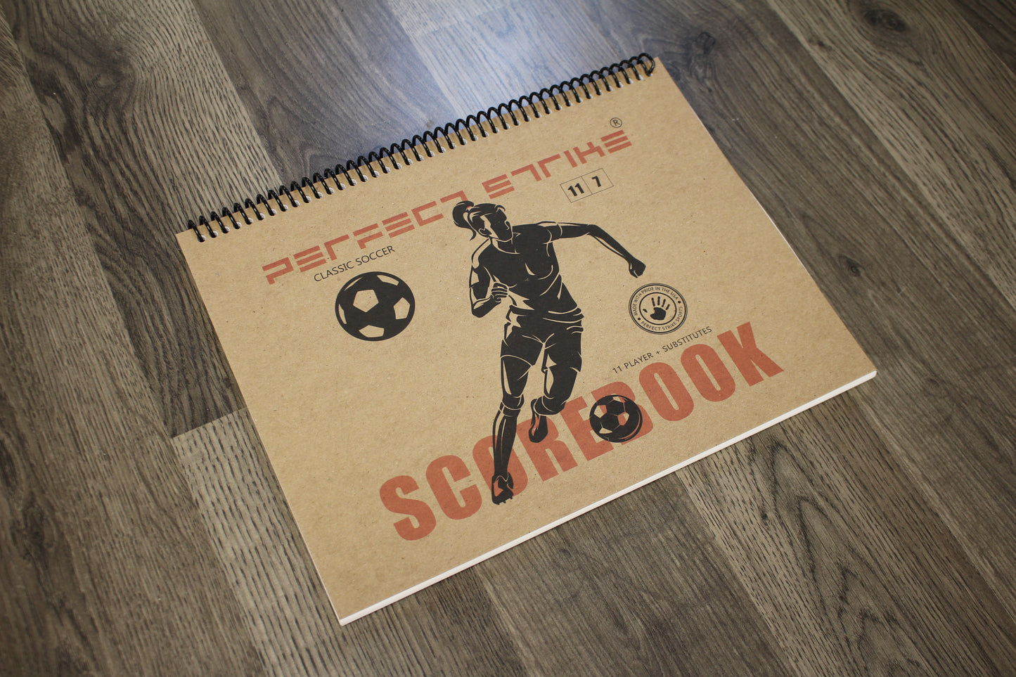 Perfect Strike SOCCER Scorebook with Rules and Scoring Instructions : Heavy Duty. Adult and Youth Soccer. TS-11-7W-H
