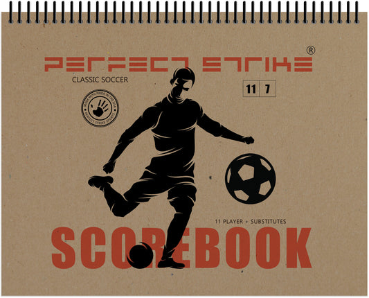 Perfect Strike SOCCER Scorebook with Rules and Scoring Instructions : Heavy Duty. Adult and Youth Soccer. TS-11-7-H