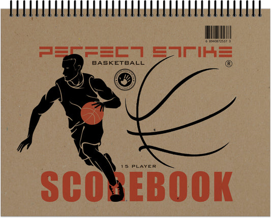 Perfect Strike BASKETBALL Scorebook with Rules and Scoring Instructions : Heavy Duty. Youth and Adult Basketball. TS-15P.