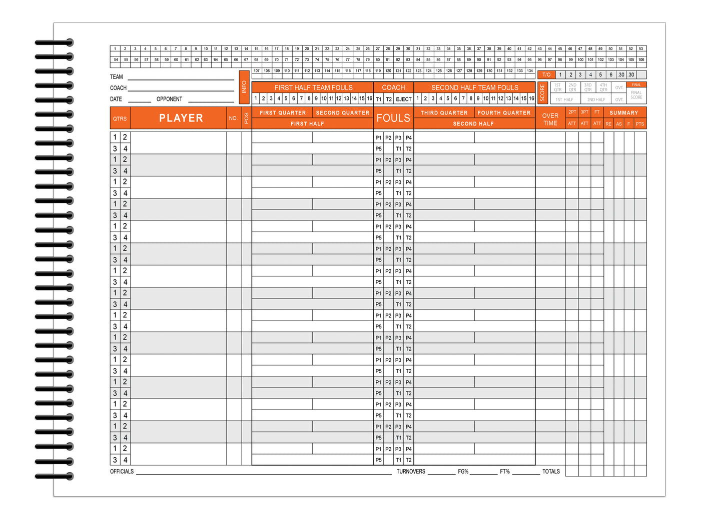 Perfect Strike SOFTBALL Scorebook with Rules and Scoring Instructions. Heavy Duty. Youth or Adult Softball. TS-14:7.