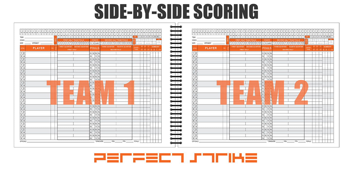 Perfect Strike SOFTBALL Scorebook with Rules and Scoring Instructions. Heavy Duty. Youth or Adult Softball. TS-14:7.