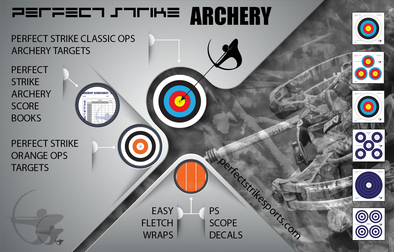 Perfect Strike Archery TARGETS. Classic OPS 001. Single Spot Targets. (12" x 12")