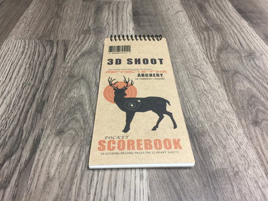 Perfect Strike Archery 3D Shoot SCOREBOOK with Rules and Scoring Diagrams. ASA and IBO scoring rules. (8.5" x 3.75")