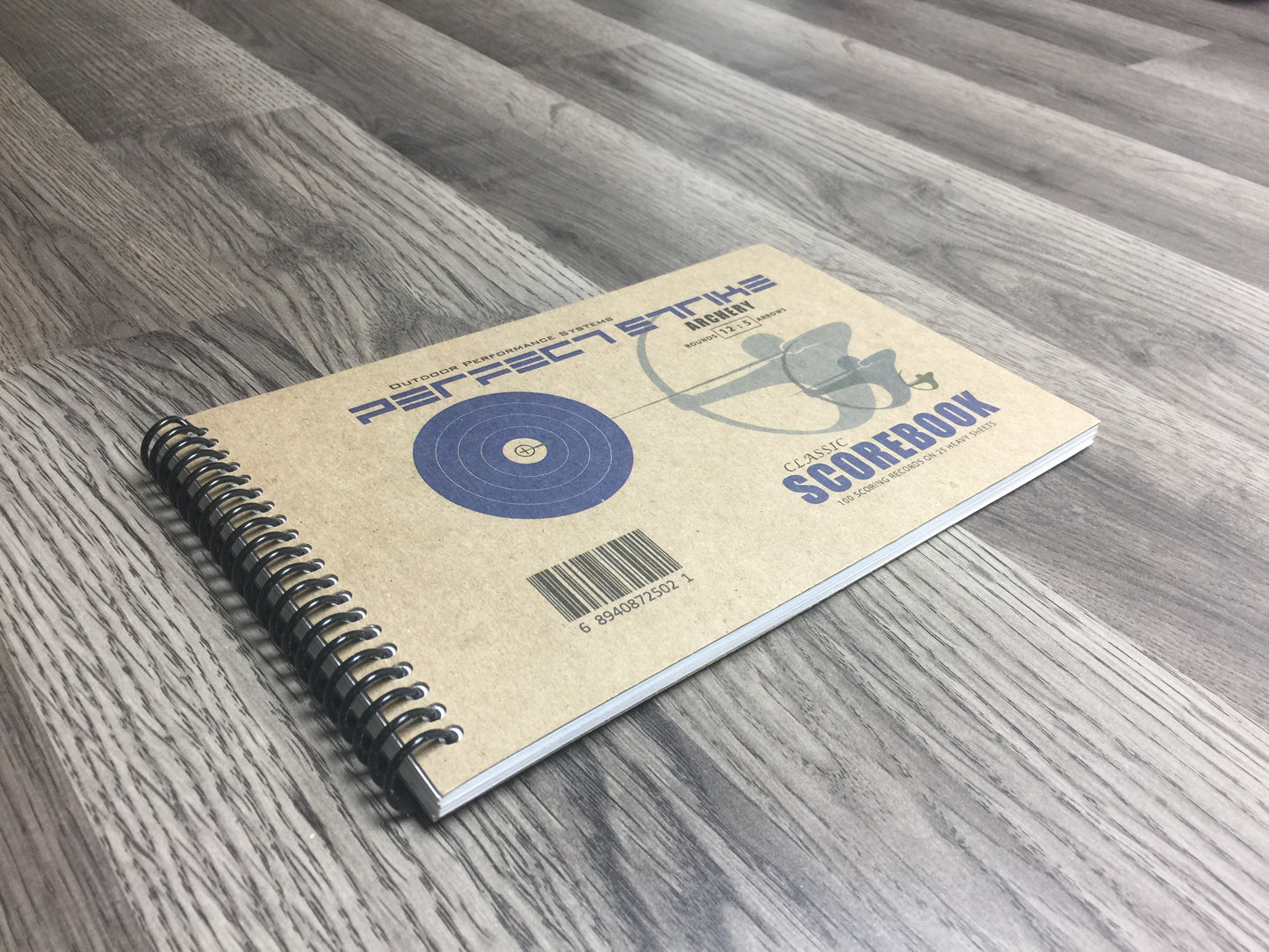 Perfect Strike Archery SCOREBOOK with Scoring Instructions. Perfect Strike System 12:5. (5.5" x 8.5")