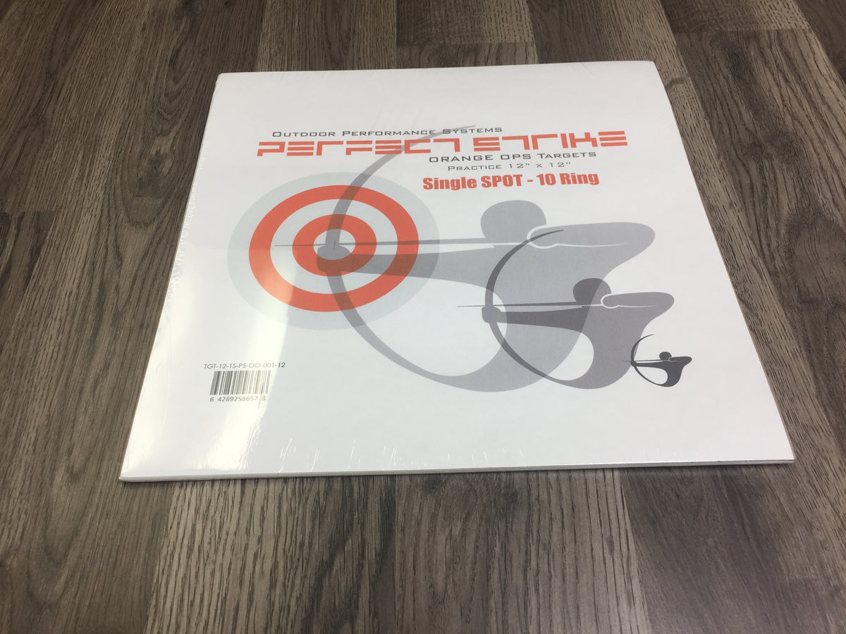 Near Perfect Target Perfect Strike ARCHERY Targets. ORANGE OPS No. 001. Single Spot Target ...